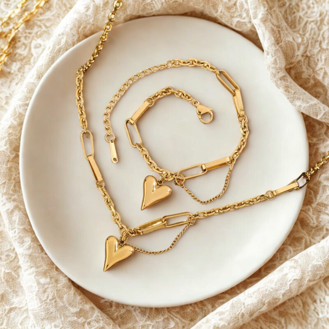 Golden Heart Bracelet