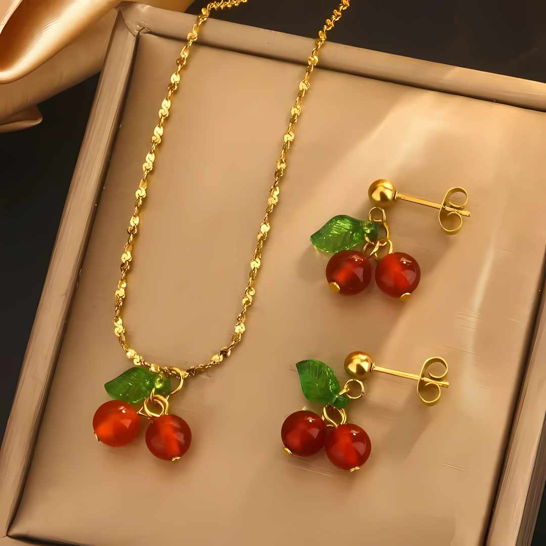Cherry Jewelry Set