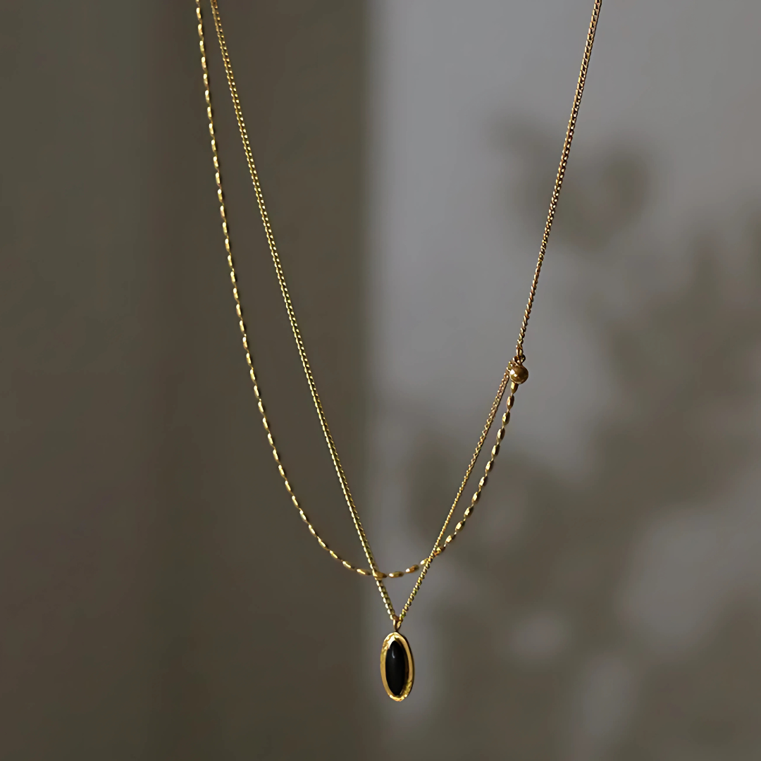 Midnight Drop Necklace