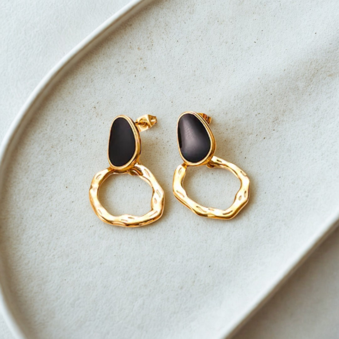 Midnight Drop Earrings