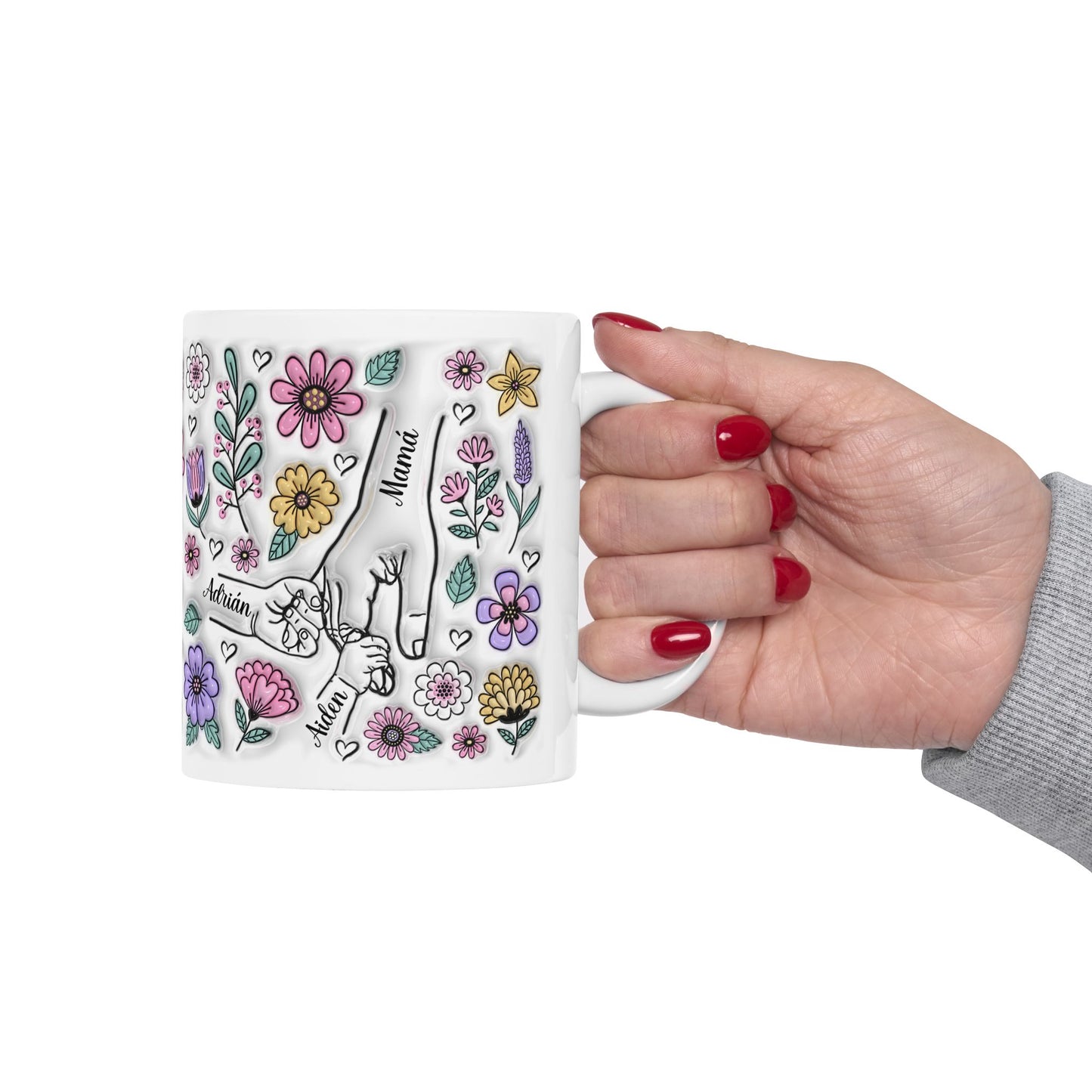 Mamá 3D Custom Coffee Mug