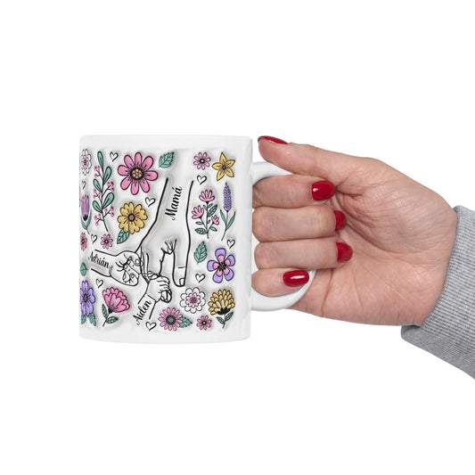 Mamá 3D Custom Coffee Mug