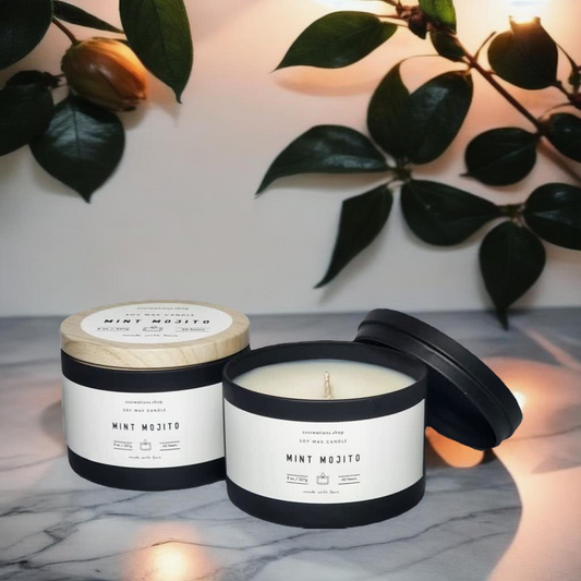 Mint Mojito - Handmade 100% Soy Wax Candle