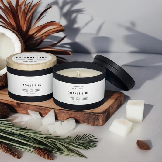 Coconut Lime - Handmade 100% Soy Wax Candle