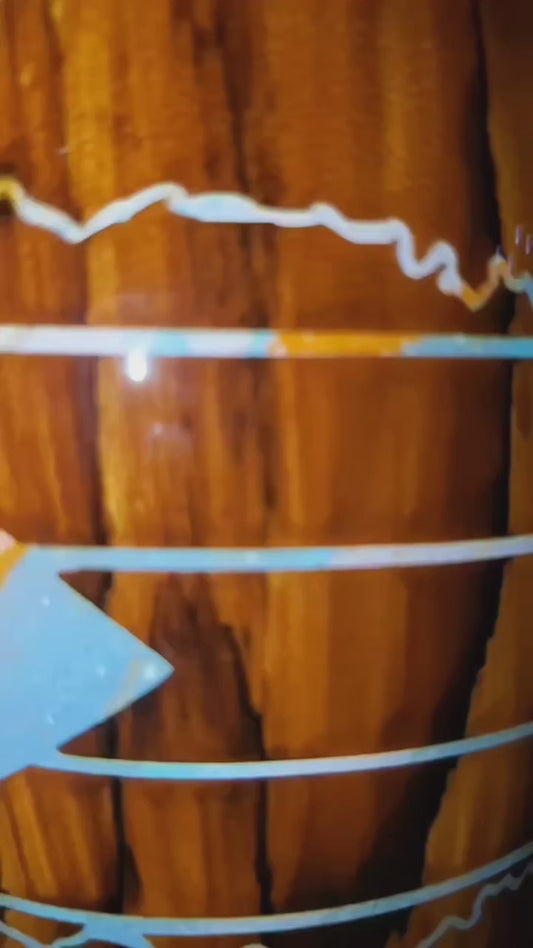 Puerto Rico Woodgrain Coffee Mug
