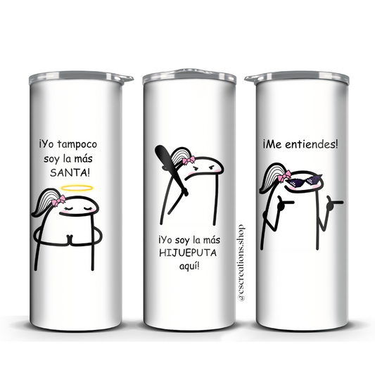 El Huracán Boricua (version 3) Skinny Tumbler