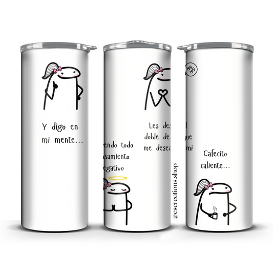 El Huracán Boricua (Versión 2)  Skinny Tumbler