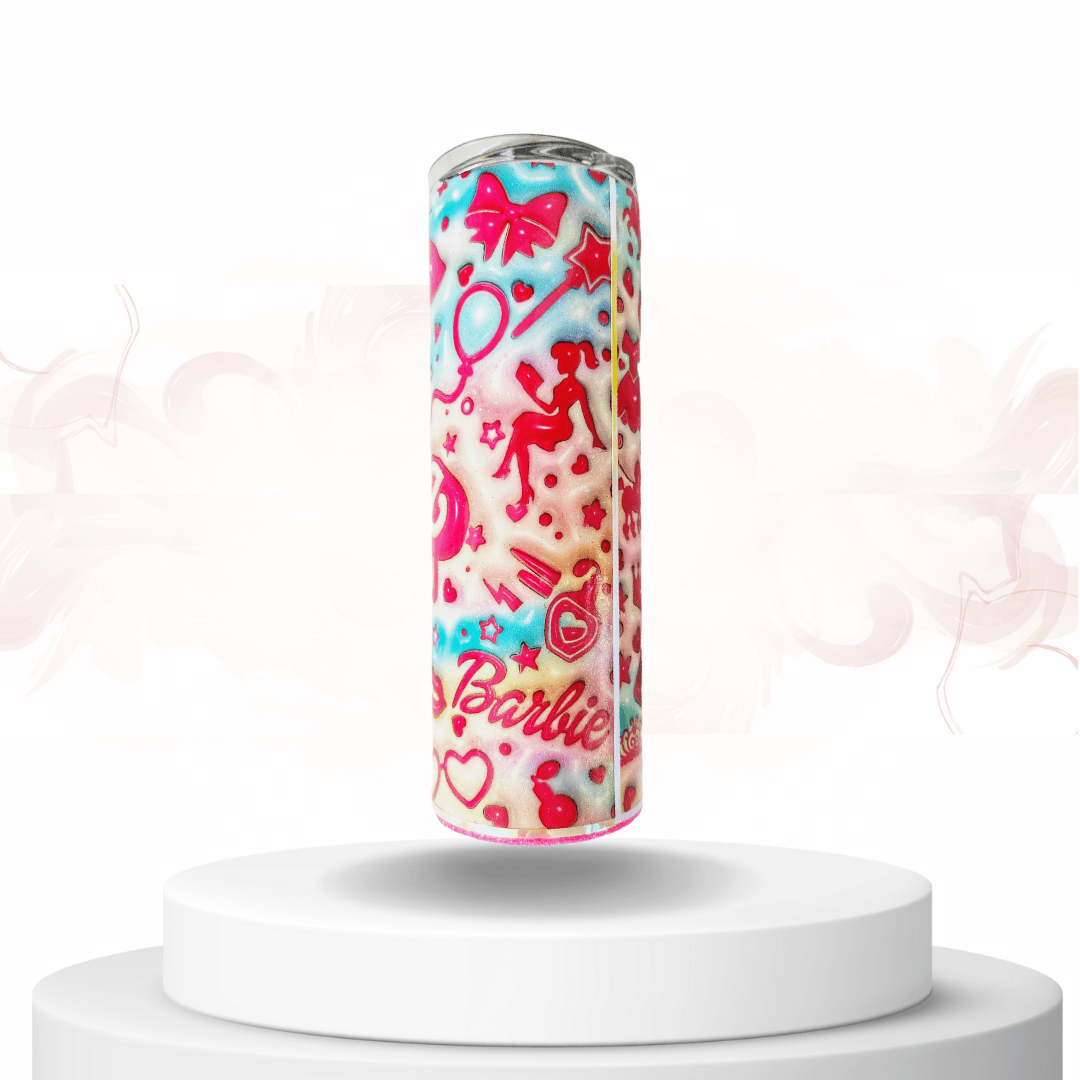 Barbie Skinny Tumbler - Personalizados - Crafts & Sweet Creations