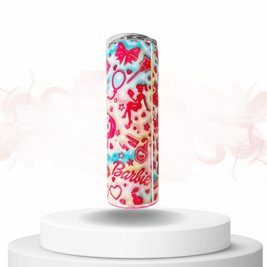 Barbie Skinny Tumbler - Personalizados - Crafts & Sweet Creations