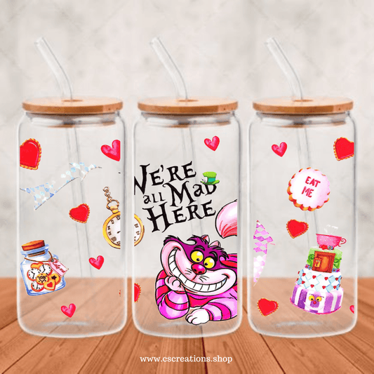 Cheshire Cat UV DTF - Crafts & Sweet Creations