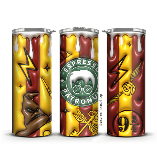 HARRY POTTER EXPRESSO 3D SKINNY TUMBLER - Crafts & Sweet Creations