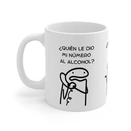 ¿Quién le dio mi número al alcohol? - Personalizados - Crafts & Sweet Creations