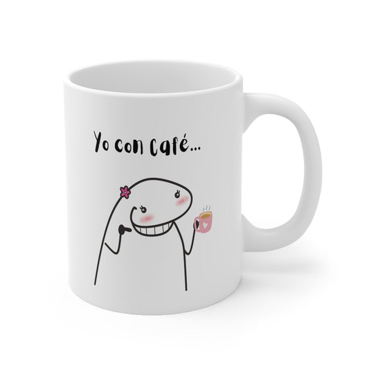 Sin Café Coffee Mug (Girl Version) - Sublimados - Crafts & Sweet Creations