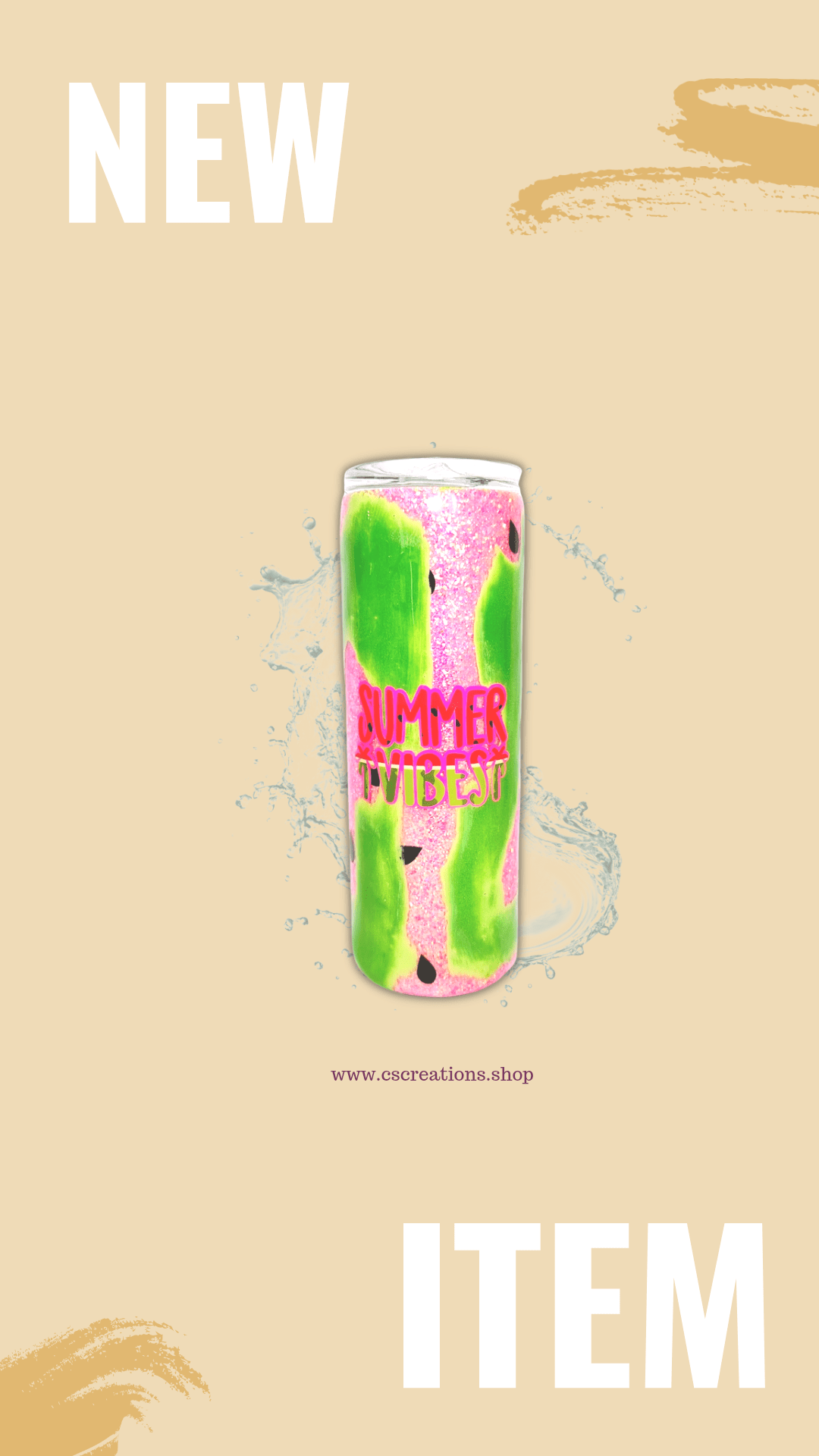 Watermelon Summer Vibes - Personalizados - Crafts & Sweet Creations