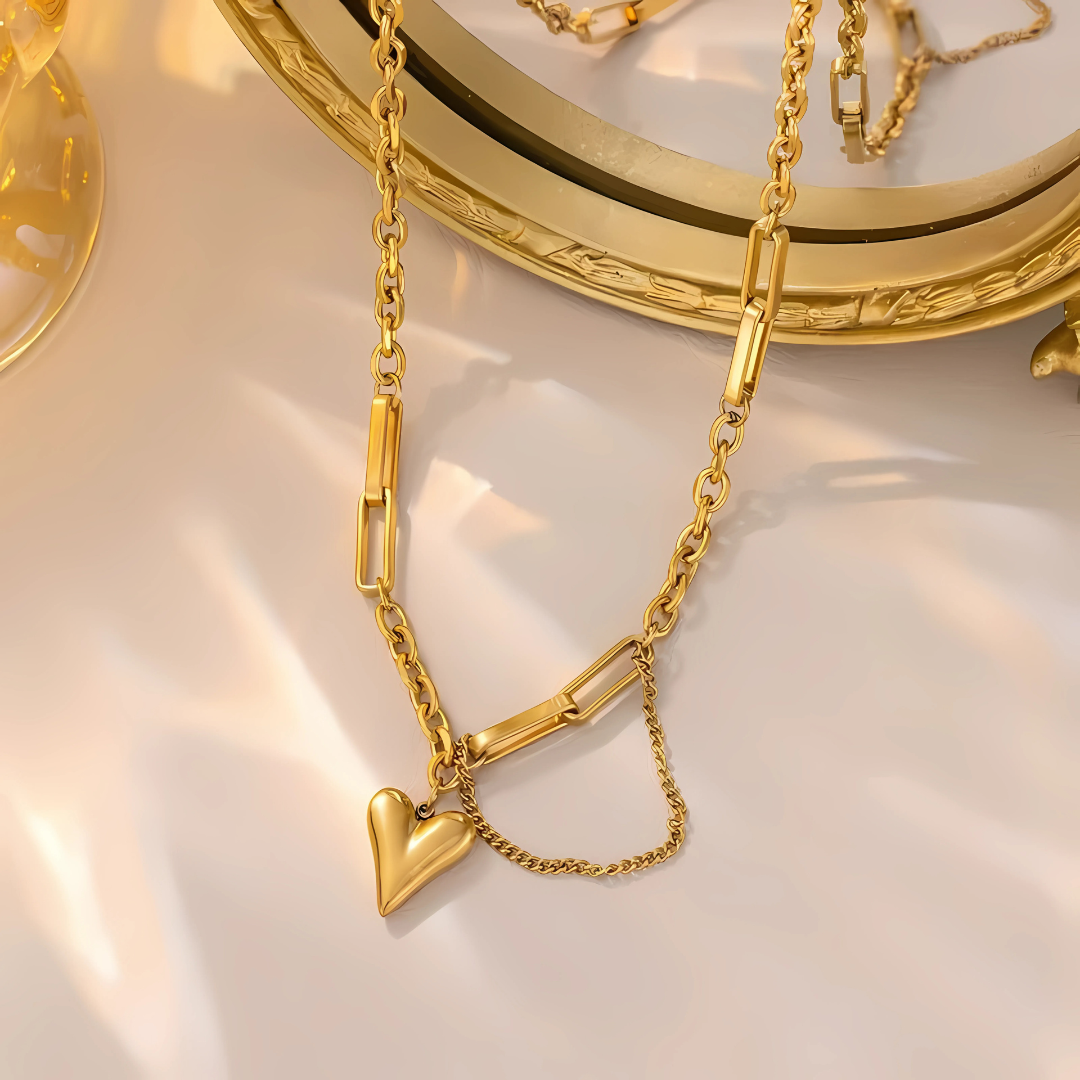Golden Heart Necklace