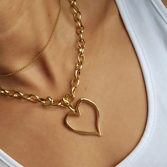 Gold Heart Necklace