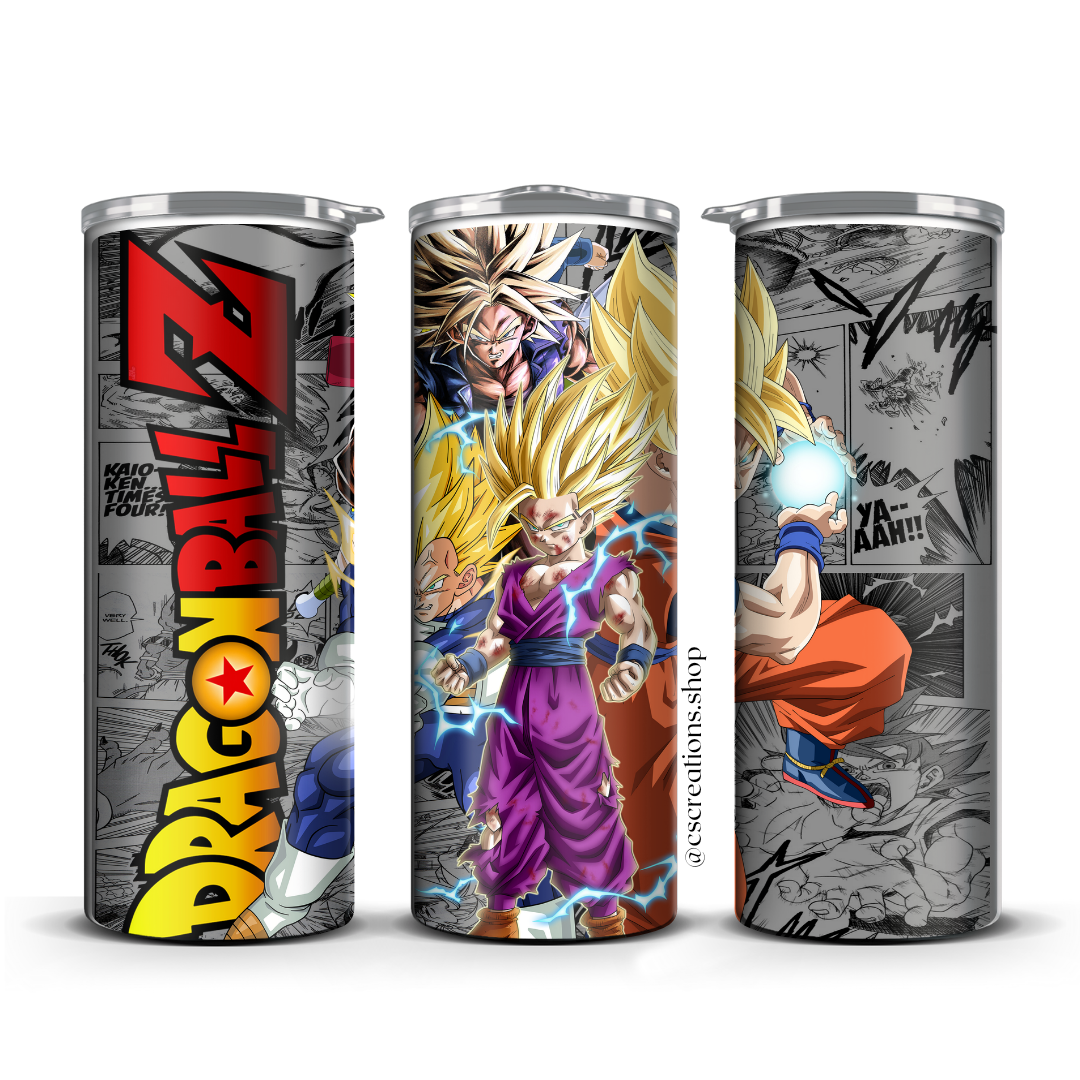 Dragon Ball Z Skinny Tumbler