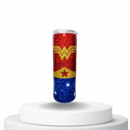Vaso Wonder Woman Skinny de 20 oz - Personalizados 