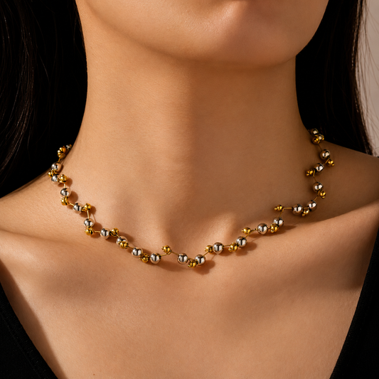 Two-Tone Elegance Necklace