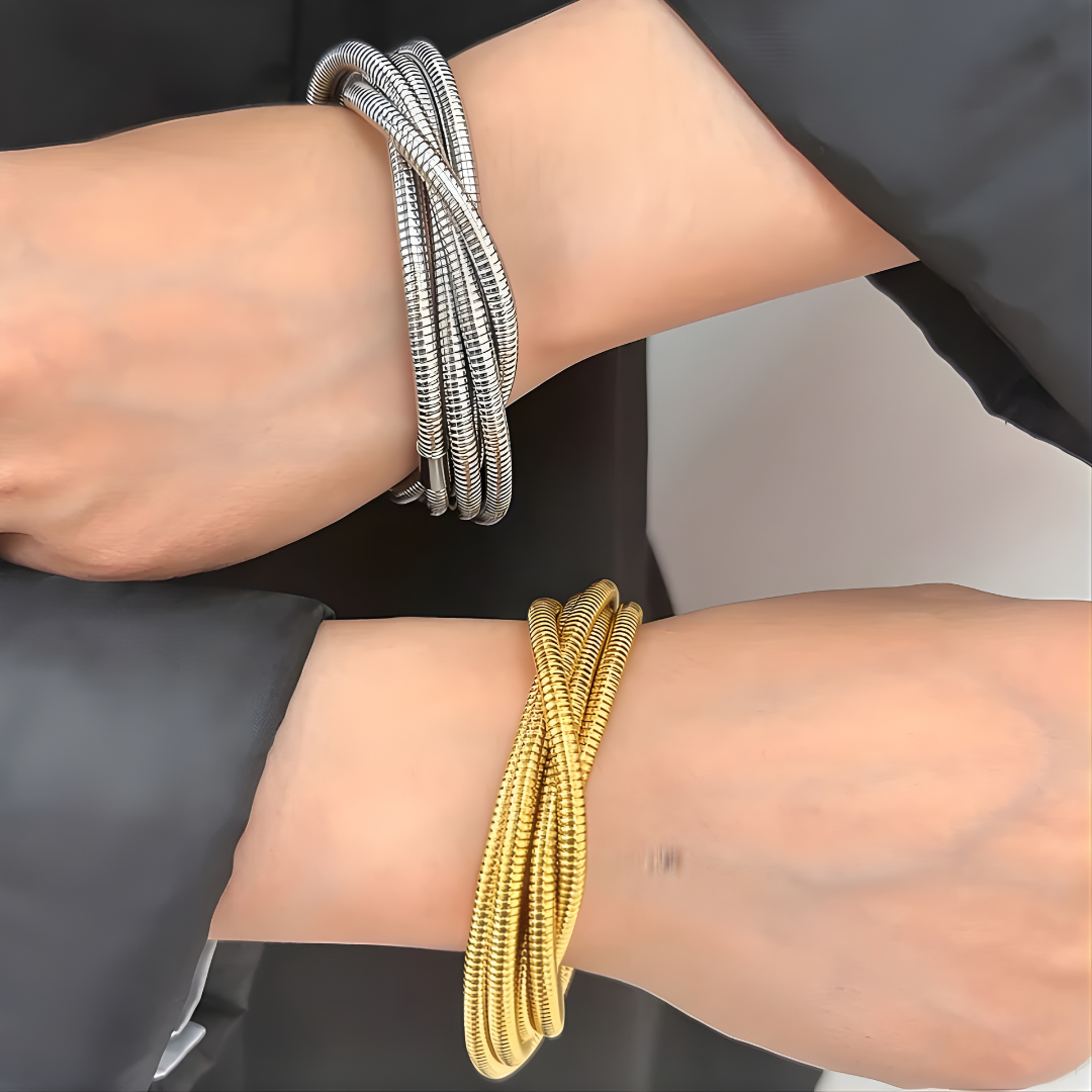 Infinity Coil Bracelet
