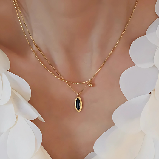 Midnight Drop Necklace