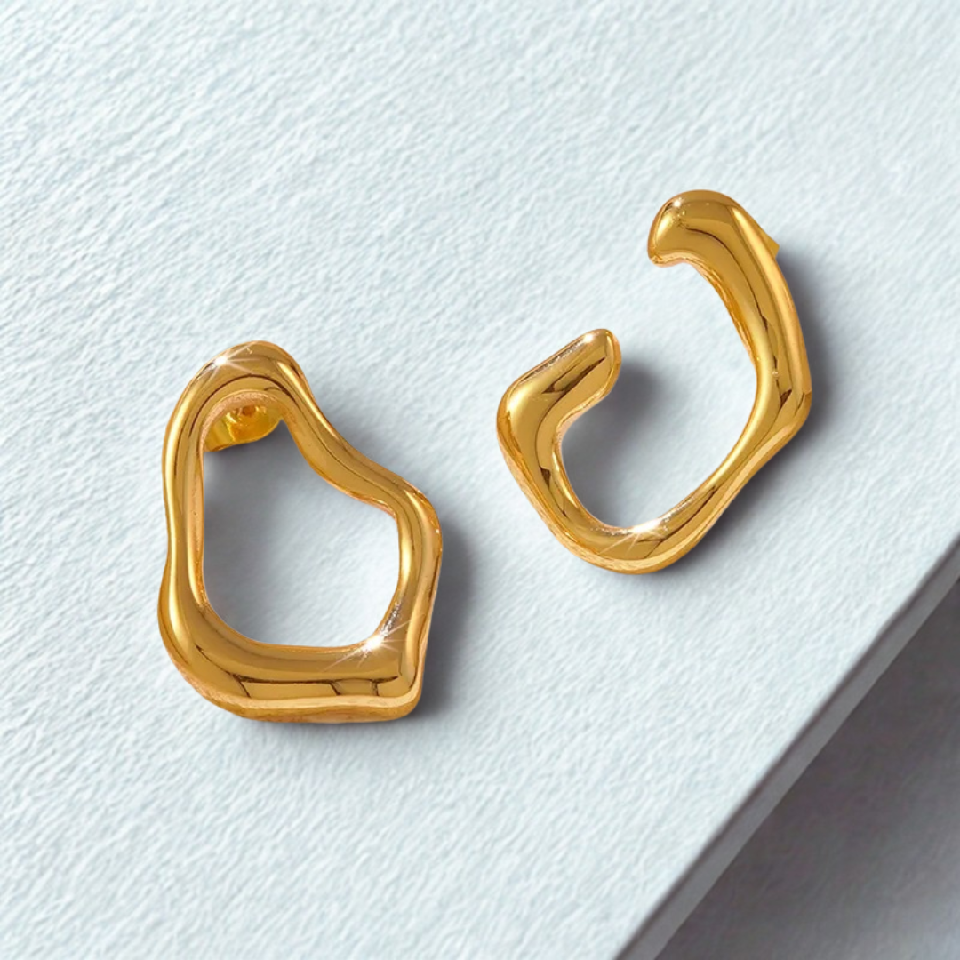 Golden Waves Earrings