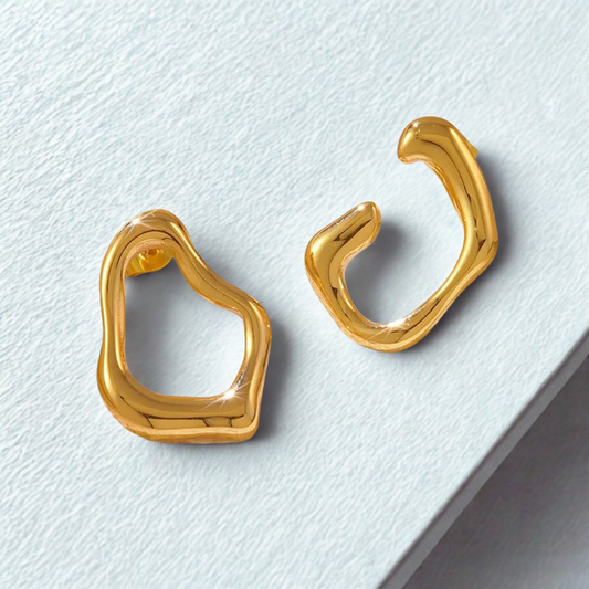 Golden Waves Earrings