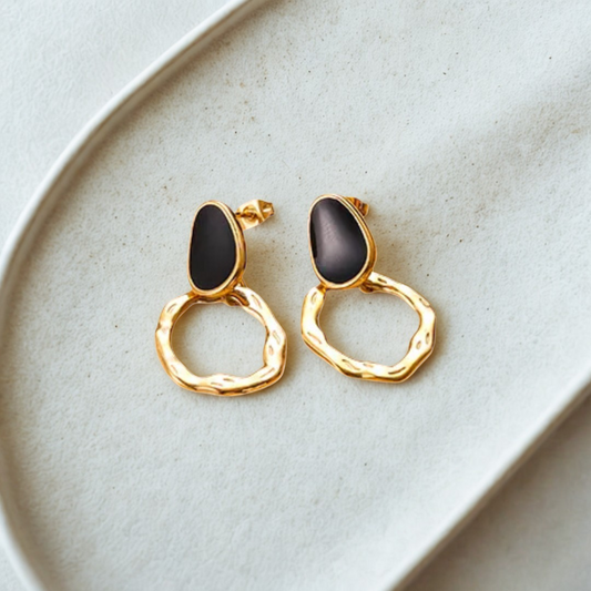 Midnight Drop Earrings