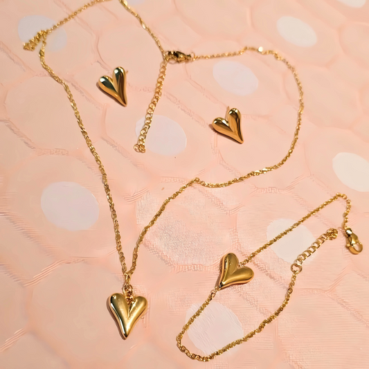 Heart Jewelry Set