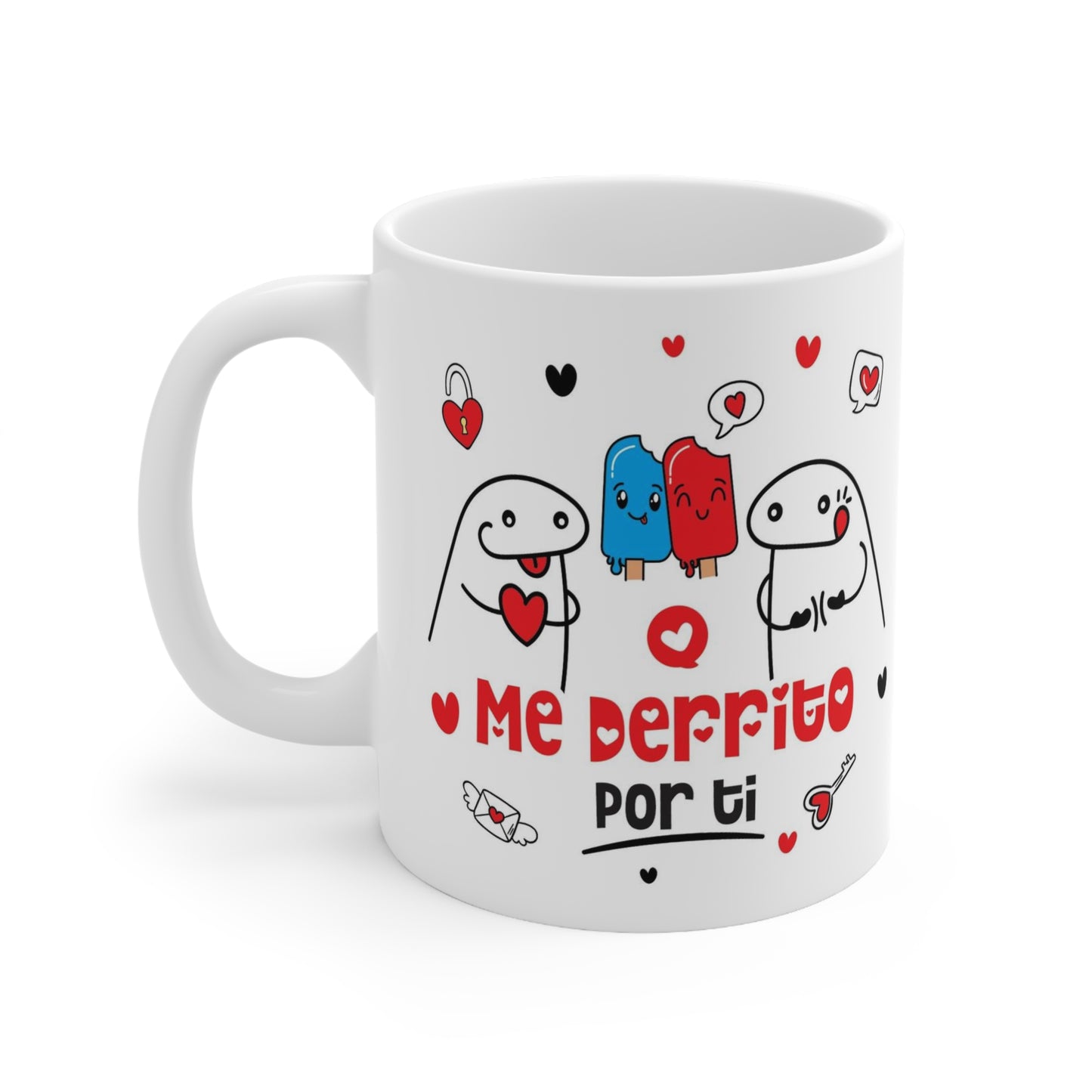 ME DERRITO POR TI COFFEE MUG