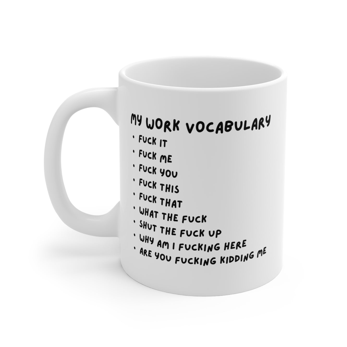 My Work Vocabulary Coffee Mug