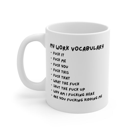 My Work Vocabulary Coffee Mug