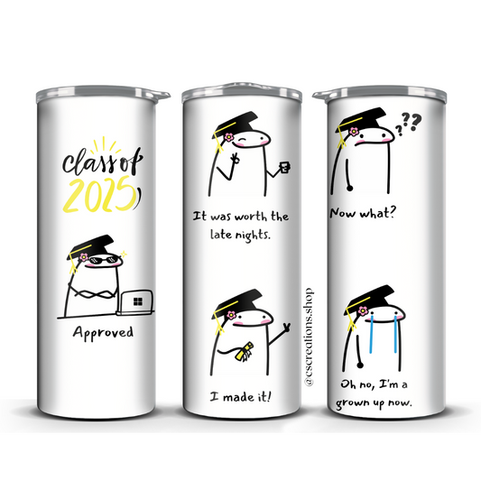 Class of 2025 Skinny Tumbler (English Girl Version)