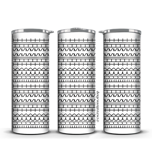 Fuck This Shit Hidden Message Skinny Tumbler