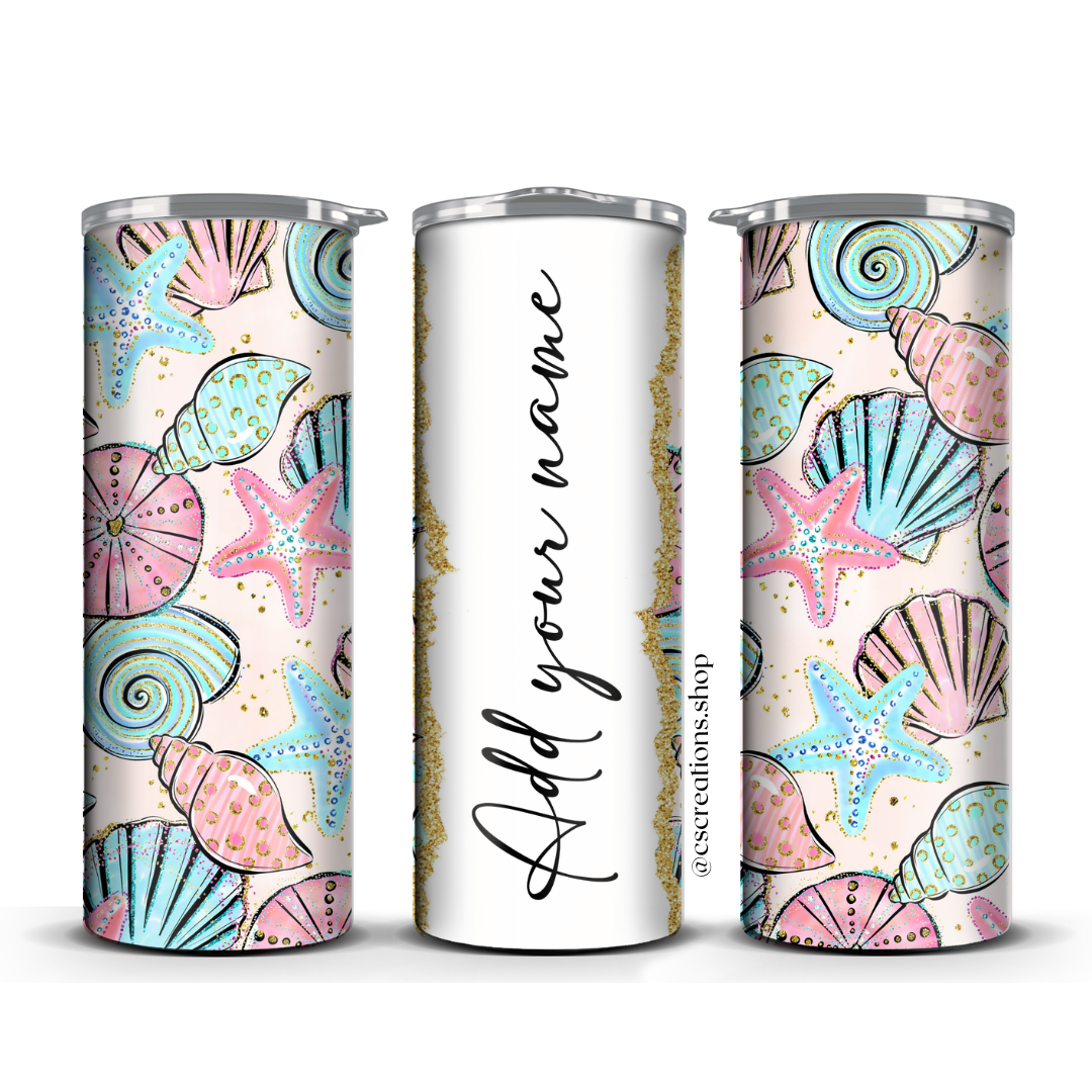 Shells Skinny Tumbler