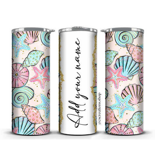 Shells Skinny Tumbler