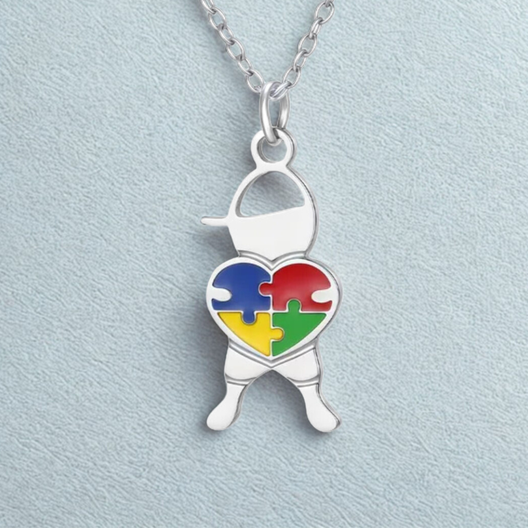 All Colors, One Heart Boy Necklace