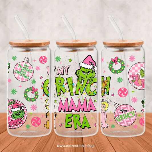 Grinch Mama UV DTF - Crafts & Sweet Creations