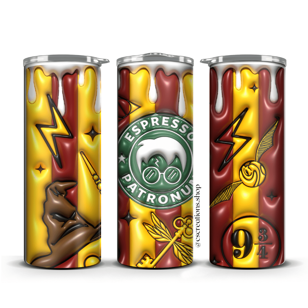 HARRY POTTER EXPRESSO 3D SKINNY TUMBLER - Crafts & Sweet Creations