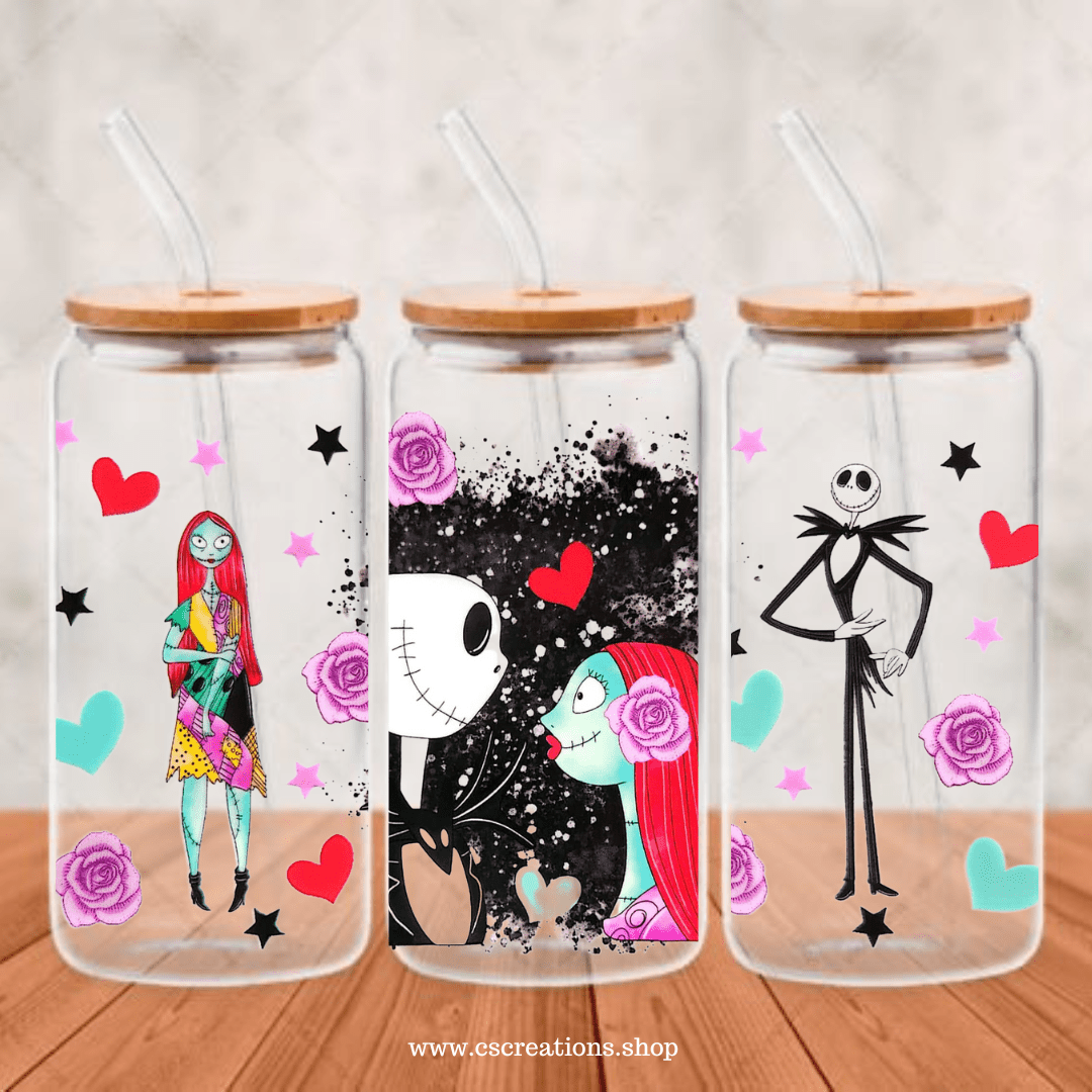 Jack & Sally UV DTF - Crafts & Sweet Creations