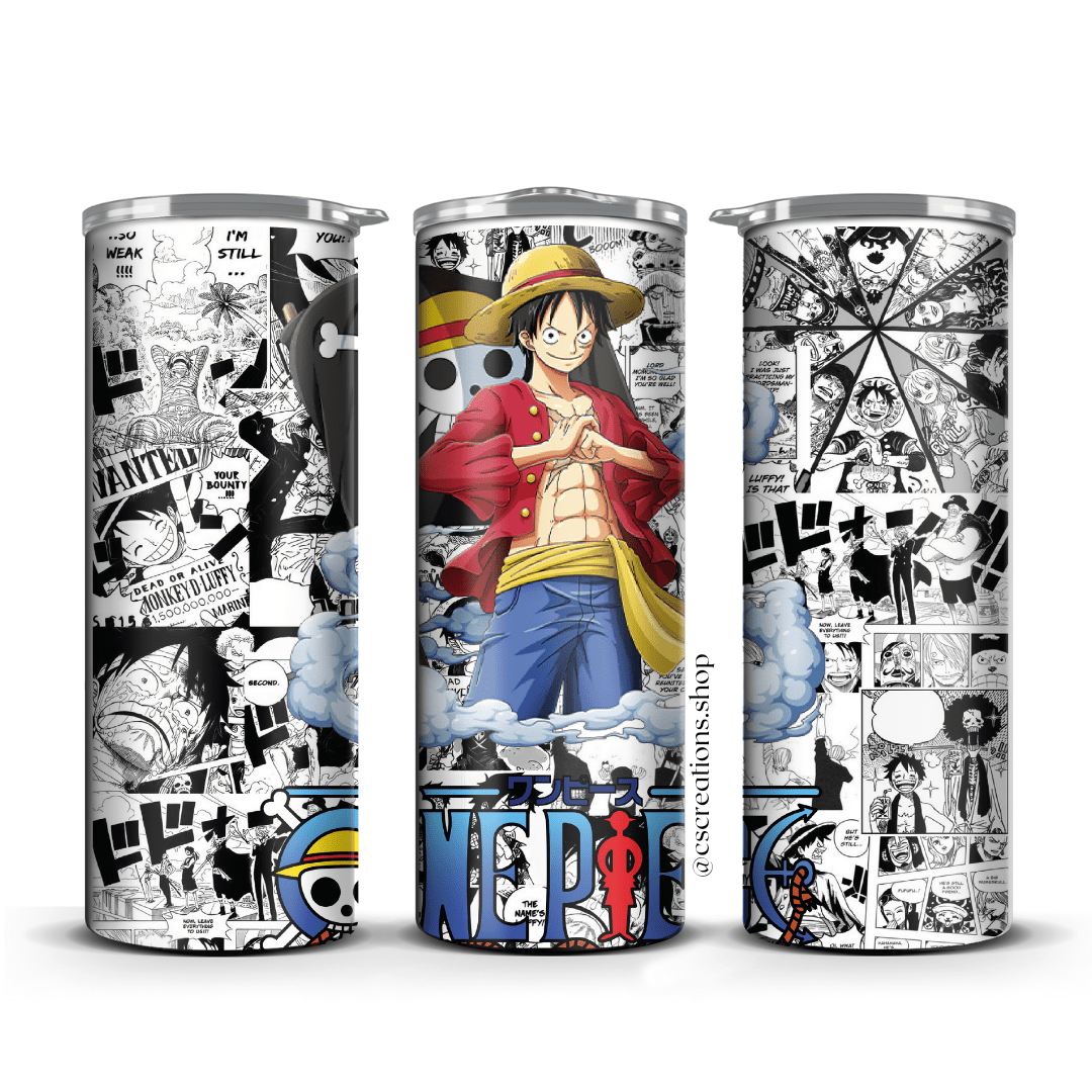 One Piece Skinny Tumbler - Crafts & Sweet Creations