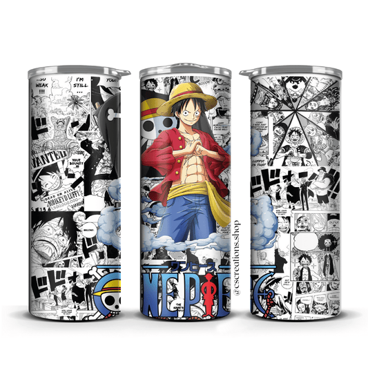 One Piece Skinny Tumbler - Crafts & Sweet Creations