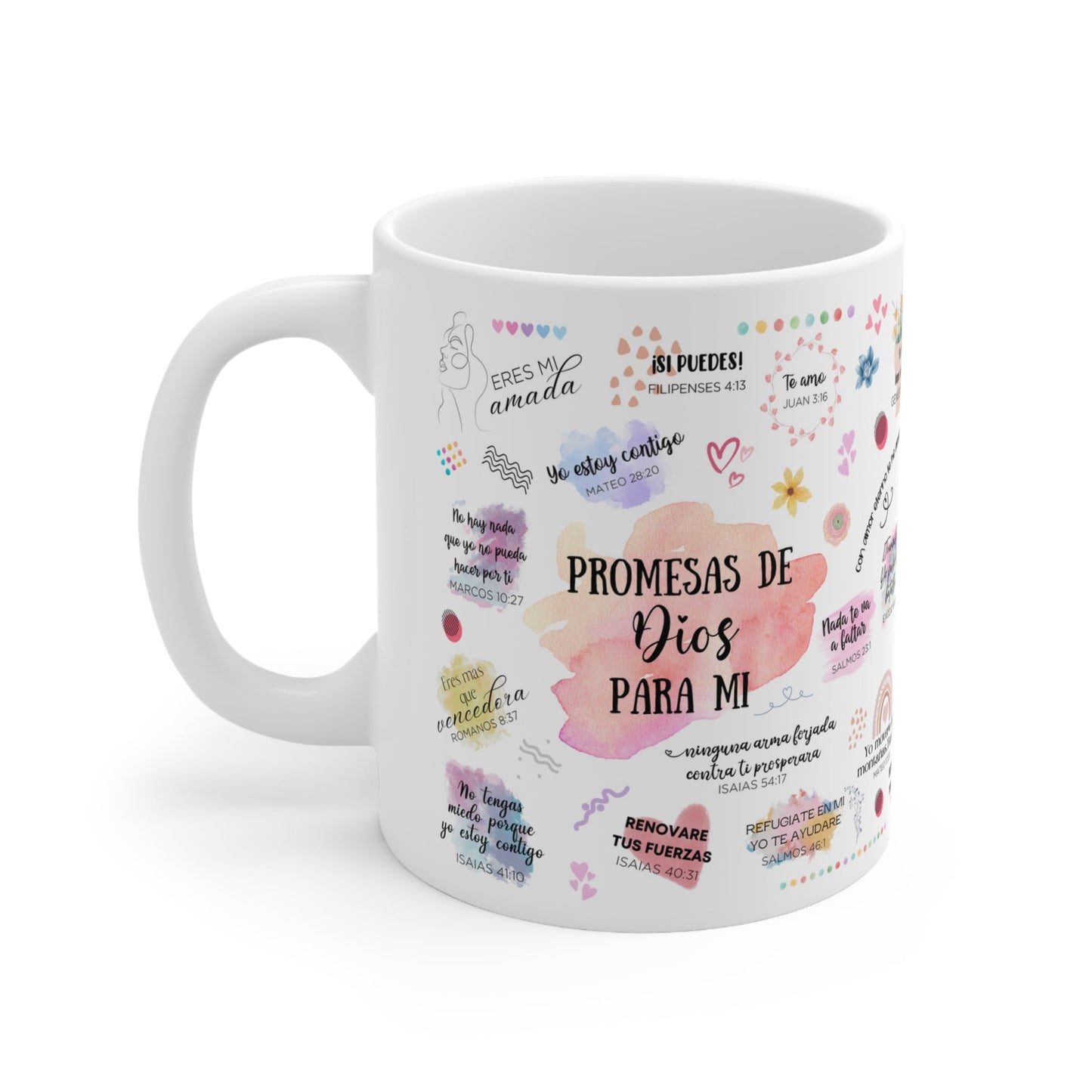 Promesas de Dios Coffee Mug - Crafts & Sweet Creations