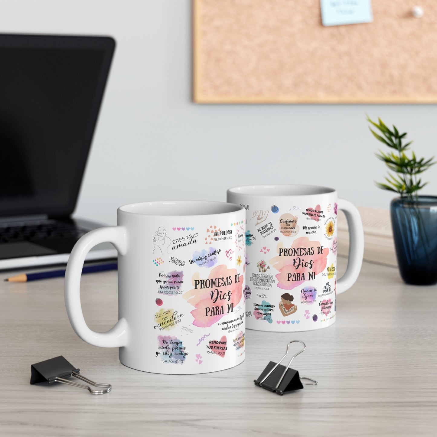 Promesas de Dios Coffee Mug - Crafts & Sweet Creations