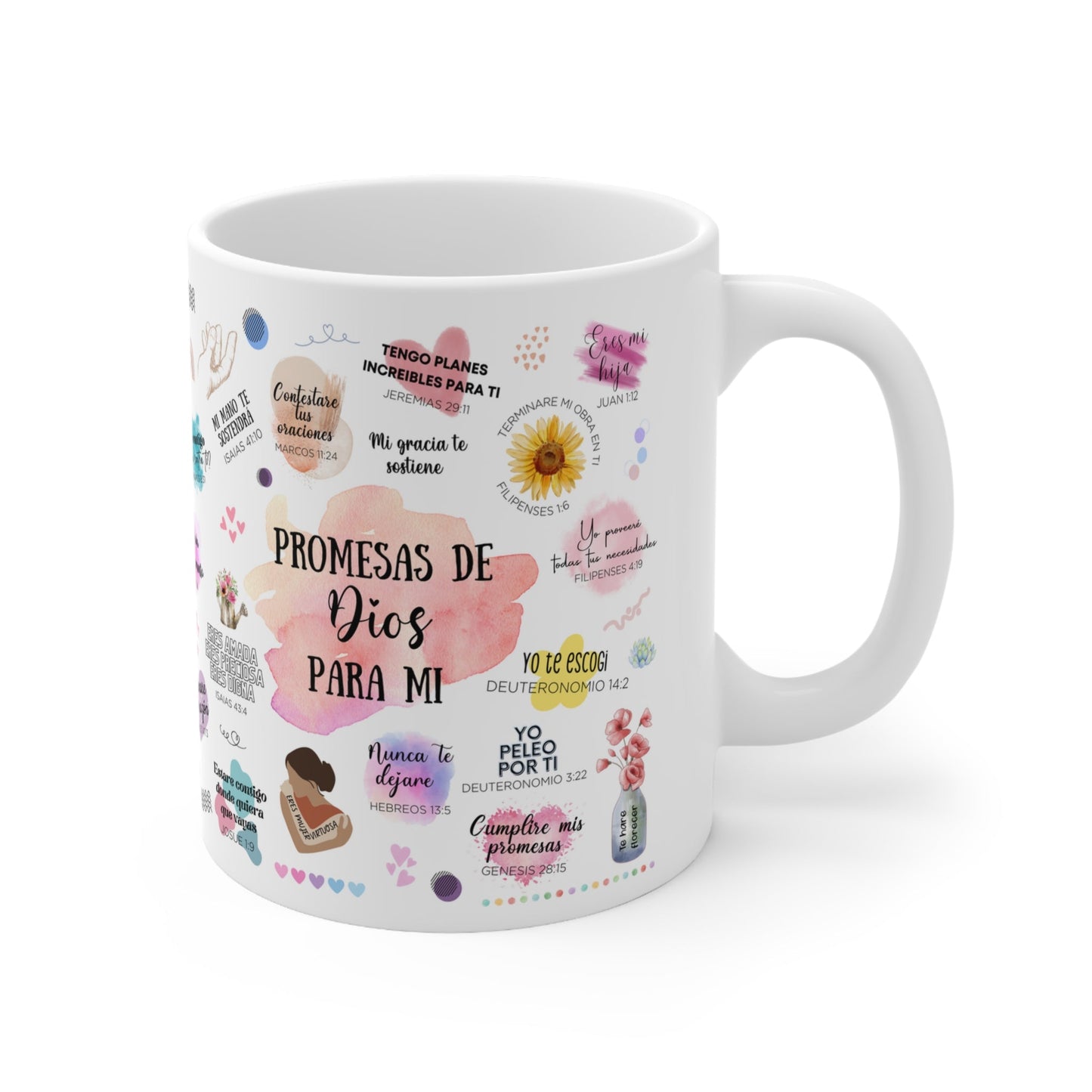 Promesas de Dios Coffee Mug - Crafts & Sweet Creations