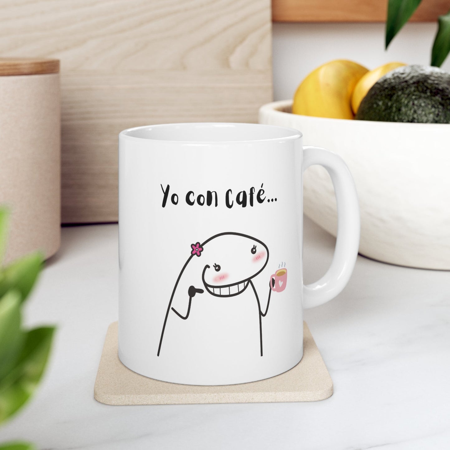 Sin Café Coffee Mug (Girl Version) - Sublimados - Crafts & Sweet Creations