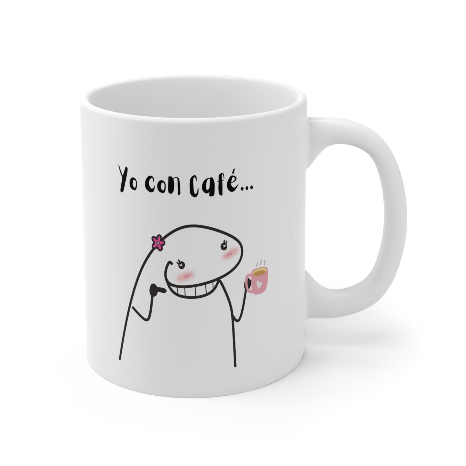 Sin Café Coffee Mug (Girl Version) - Sublimados - Crafts & Sweet Creations