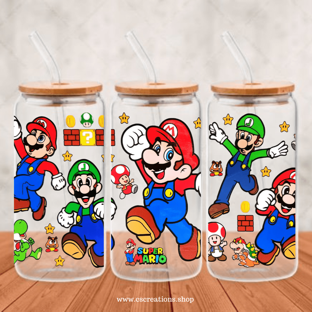 Super Mario UV DTF - Crafts & Sweet Creations