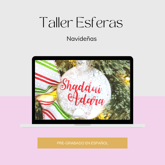 Taller Esferas Navideñas - Crafts & Sweet Creations
